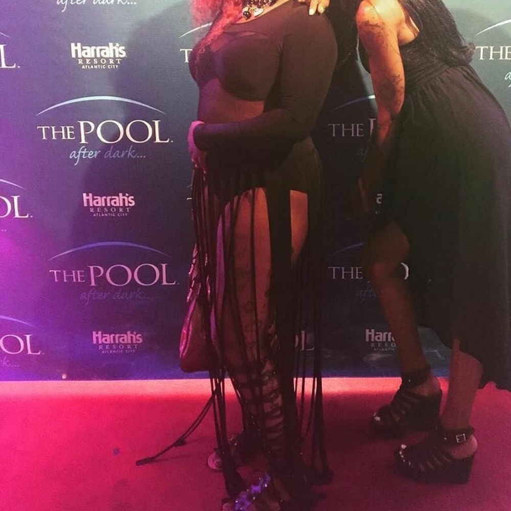 Sexy black party dress